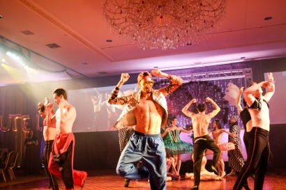 company dancers performing at absolutely fabulous ball