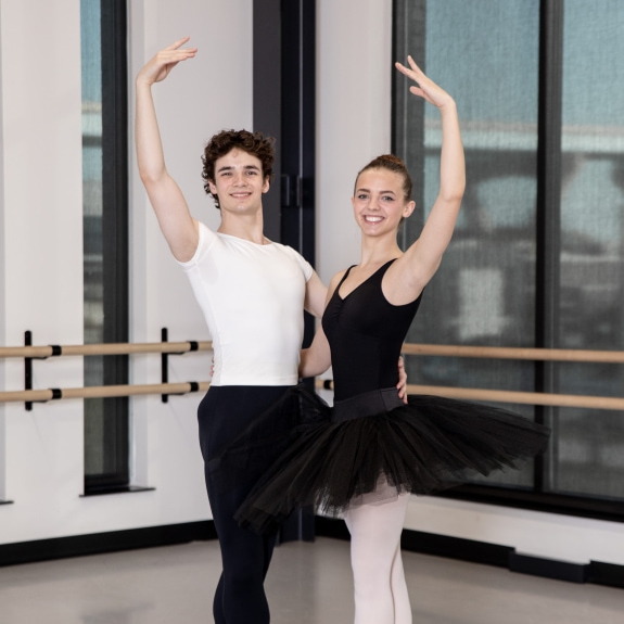 two ballet dancers