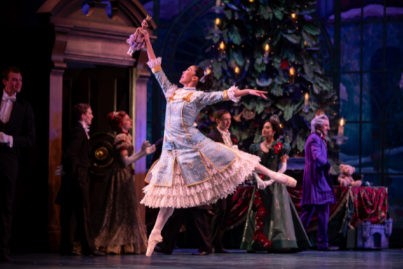 Milwaukee Ballet Company Artist Jacqueline Sugianto performs as Clara in the Nutcracker.